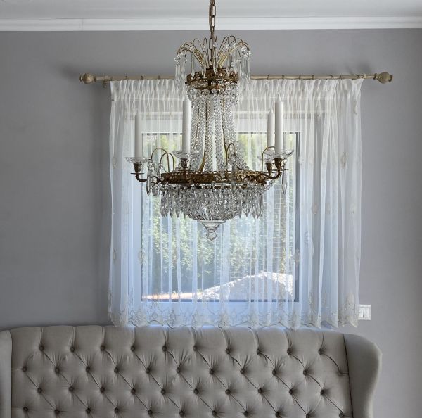 Curtain rail grille - an alternative
