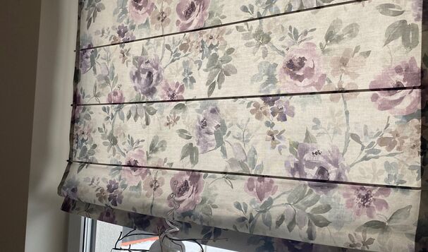 Roman blinds, installation without drilling - iDESCU