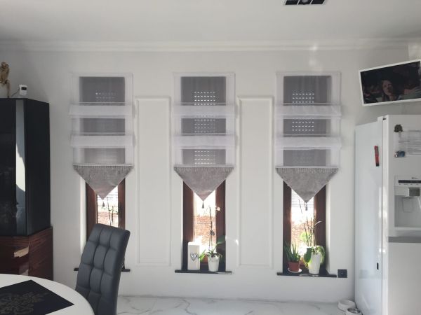 Panel curtains for the room