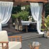 How to choose a curtain for the terrace?