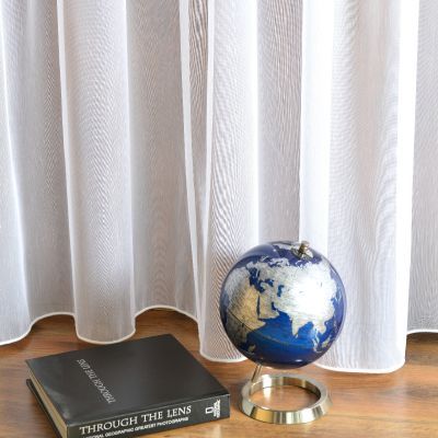Fashionable white curtain - style and elegance in the interior