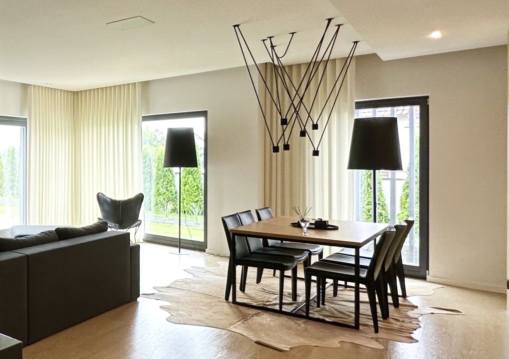 Beautiful stylish drape, for living room, soft, slightly shiny